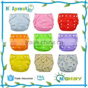 Colorful Solid Waterproof Baby Nappy thumbnail-1