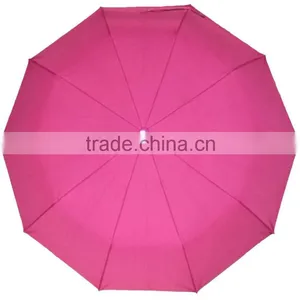 2017 21inch 10ribs High Quality Smart Auto 3 Folding Black Coating Best UV Super Strong Umbrella thumbnail-2
