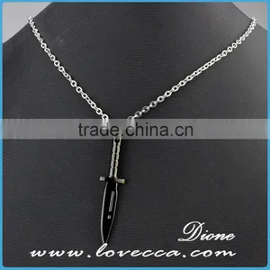 Europe Trends Silver Stainless Steel Necklace Pendant Glass Bottle Pendants Jewelry thumbnail-3