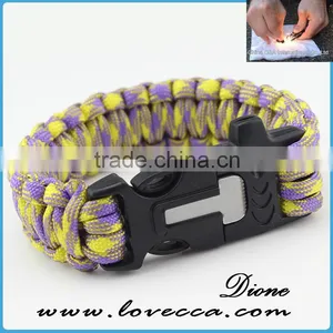 the Newest High Quality Paracord Bracelet Wholesale Paracord Bracelet for Girl Weave Style thumbnail-2