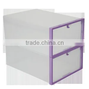 PP Storage Box ,transparent PP Shoe Box ,plastic Shoe Storage Container thumbnail-1