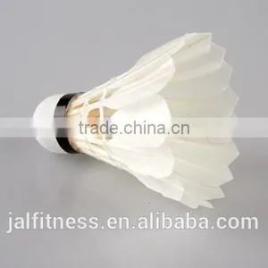 High Quality Class A Duck Feather 12pcs/Barrel Badminton Ball White Teal Feather Sport Game Training Badminton thumbnail-6