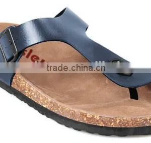 New PU Flat Slippers, Fashion Cork Sole Slippers thumbnail-4