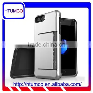 New Popular Back Card Mobile Phone Case Double Layer Case for Apple IPhone 7 Plus(5.5") thumbnail-1