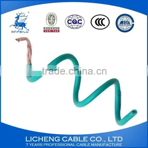 Hot Sale China Manufacturer Green House Wiring Copper Core PVC Insulated Flexible Wire and Cable -BVR(4mm2) thumbnail-3