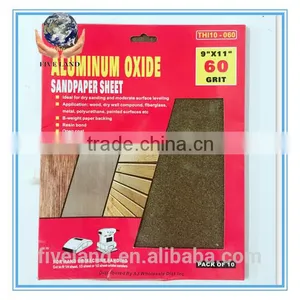 Good Quality Aluminium Oxide Grit Sandpaper for Metal Polishing thumbnail-2