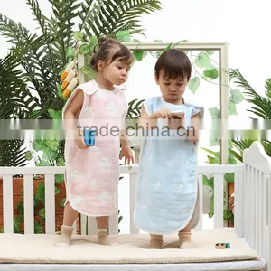 New Arrival Gauze Cotton Kids Cute Sleeping Bag thumbnail-6