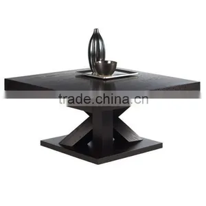Modern Wooden Coffee Table Suqare MDF Table Top Dining Table thumbnail-1