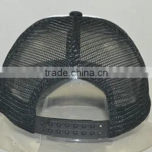 Guangzhou Hat Factory Professional Custom / 100% Polyester Fiber/white and Black/LOGO Printing/sponge Trucker Hats thumbnail-3