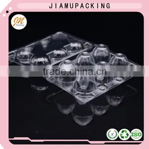 PVC 6 Hole Plastic Clear Disposable Quail Egg Tray for Sale thumbnail-1