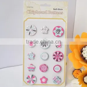 Chipboard Button Sticker Set thumbnail-1