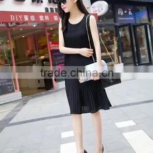 Chiffon O-neck Maternity Dresses for Office Summer Loose thumbnail-4