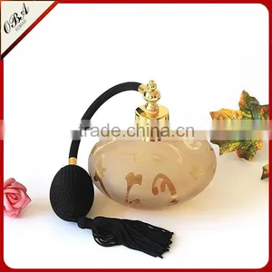 Hand Blown Frosted Glass Perfume Bottle , Airbag Scent Bottle , Reed Diffuser Atomizer Sprayer thumbnail-1