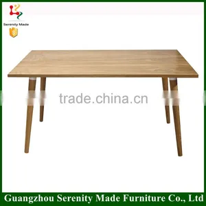 2015 Solid Wood Legs Dining Room Table Set thumbnail-1