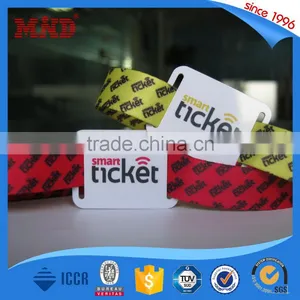 MDWW36 Adjustable Events Bracelets | Disposable Woven RFID NFC Bracelet thumbnail-1