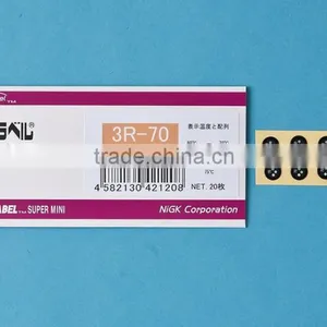 Small Temperature Indicator Label for Logistics and Storage of Electric Devices / Round Shape thumbnail-1