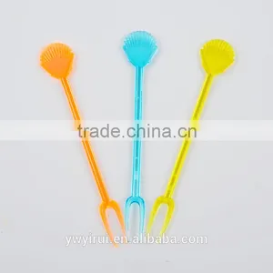 Colorful Plastic Fruit Forks Wholesale thumbnail-4