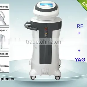 Beauty Salon Best Choice Multifunctional Professional Permanent Hair Removal IPL RF+Nd YAG Laser Multifunction Machine thumbnail-3
