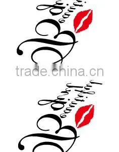2016 Non-toxic Body Art Custom Flash Temporary Tattoo Sticker thumbnail-4