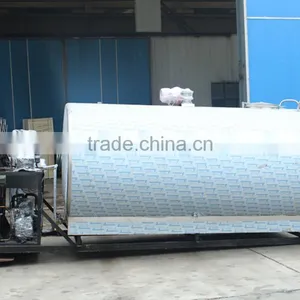 Milk Cooling Tank 10000L Capacity Dairy Farm Milk Tank With Copeland Compressors Electric Motor thumbnail-4
