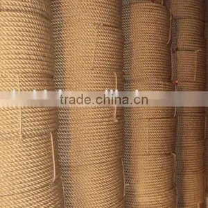 High Quality Cheap 3 or 4 Strand Twisted Jute Packing Rope thumbnail-1