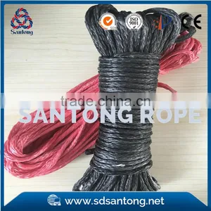 Black Color UHMWPE Synthetic Winch Rope thumbnail-2