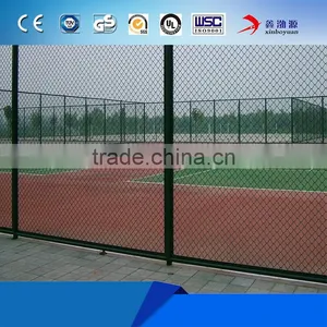 High Quality America Temporary Galvanized PVC Coating Cheap Cost of Chain Link Fence Installed thumbnail-2