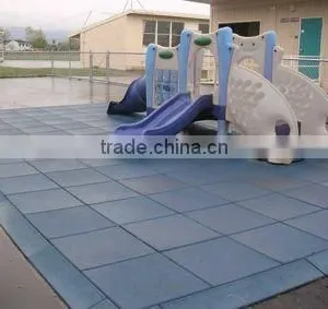 Recycled Safety Playground Rubber Flooring Surface thumbnail-1