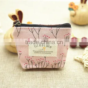 Fashion Retro Canvas Zero Purse/lovely Coin Purse/key Bag thumbnail-6