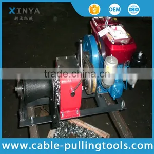 Winch Manufacturer 1 Tons Cable Winch Diesel Engine for Power Construction thumbnail-2