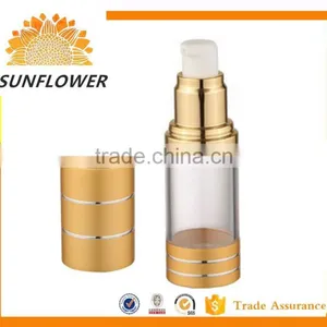 Palstic Golden Cosmetic Airless Pump Bottle 5ml/10ml/ 15ml/20ml/30ml thumbnail-5