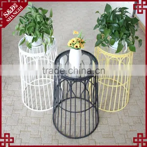 S&D Living Room Small Rattan Side Coffee Table thumbnail-3