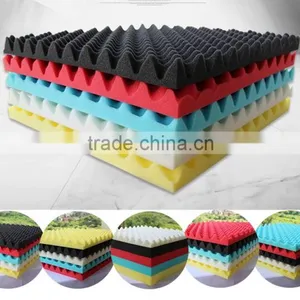 China Wholesale Sound Absorbing Acoustic Foam Panels With Wedge/egg/pyramid Shape thumbnail-2