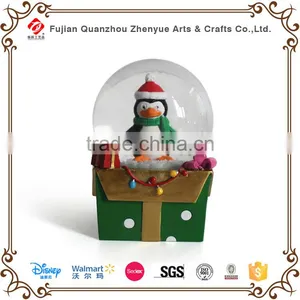 Christmas Tree Gift Box Snow Globe,Diameter 65mm 80mm 100mm 120mm Glass Snow Globe thumbnail-1