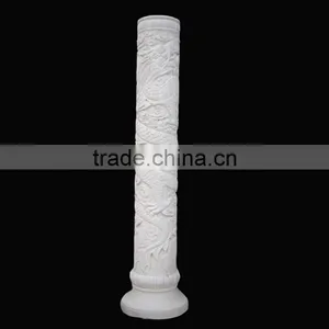 Garden White Marble Pillar thumbnail-1