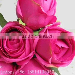 Bulk Artificial Rose Flower Six Heads Flower Rose thumbnail-5