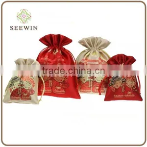New Style Colorful Shopping Satin Bag Printing thumbnail-3