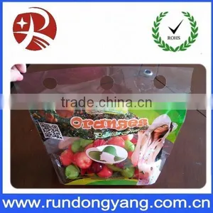 Printed Plastic Zip Lock Fruit Bag With Handle thumbnail-4