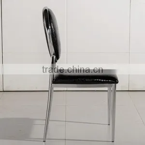 Cheap Round Back Stainless Steel Dining Chairs for Sale thumbnail-3