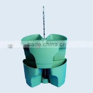 SOL 2015 Good Design Plastic Flower Pots Flower Pots for Sale Plastic Garden Planters thumbnail-2