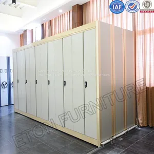 Library Trackless Metal Shelving Rack With Skidproof Device thumbnail-3