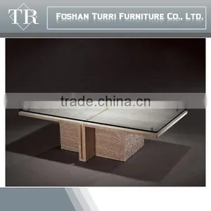 Classic Design Marble Hand Craved Coffee Table On Sale thumbnail-6