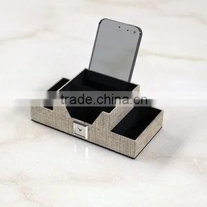Eco-friendly Faux Leather Charging Organizer For Home/Office/Hotel thumbnail-1
