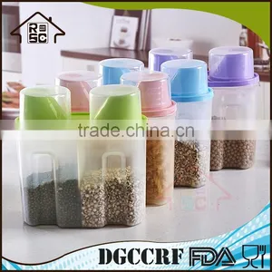 NBRSC Plastic Dry Dried Food Cereal Grain Dispenser Rice Storage Container Box thumbnail-1
