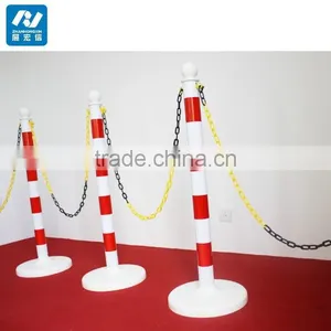 Plastic Rope Stanchion With Plastic Pole and Rubber Base thumbnail-2