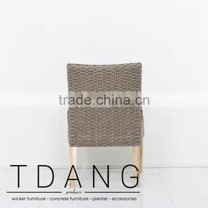 Capella Wicker Dining Chair - Outdoor Furniture - Vietnam Poly Rattan Chair thumbnail-4