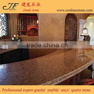Brown Color Chocolate Artificial Quartz Stone Table Bar thumbnail-1