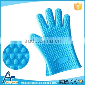 Wholesale Heat Resistant Silicone Gloves for BBQ, Baking, Cooking thumbnail-2