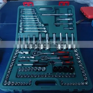 120 Pcs Auto Repair Socket Wrench Set /Machinist Tools Set With Plastic Case thumbnail-1