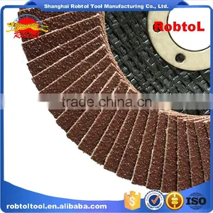 T27 Flap Disc 115mm 4.5" Abrasive Aluminum Oxide Flap Disk Grinding Wheel ,sanding Grit40 Grit60 Grit 80 Grit120 4pcs per Set thumbnail-4